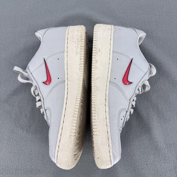 Nike Air Force 1 Jewel Home Away Grey CK4392-002 Mens 9.5 Red‎ Swoosh main image 8